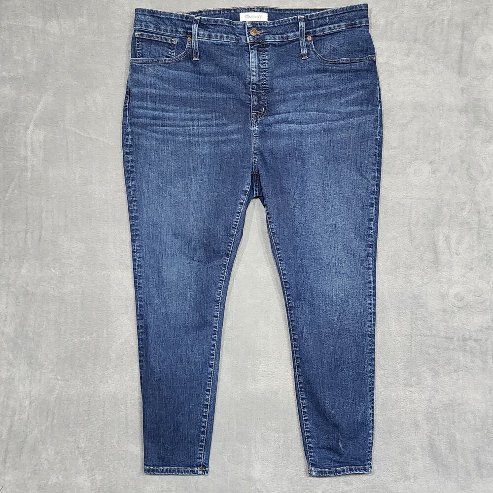 Madewell Curvy High Rise Skinny Jeans Size 35P‎ Stretchy